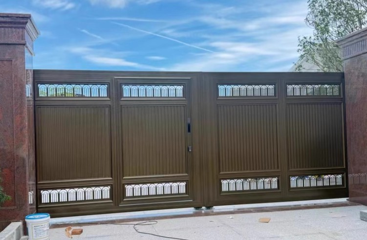 自建房指纹自动大门