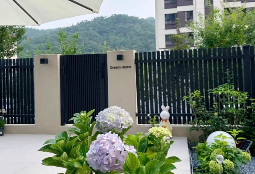 现代围栏-小花园围栏案例展示