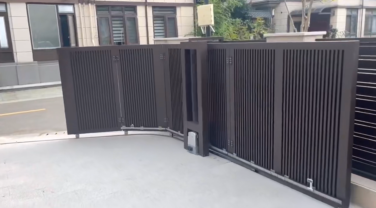 铝艺自动大门安装成功案例